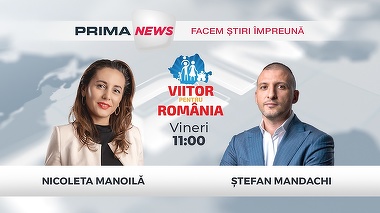 Ştefan Mandachi vorbeşte despre Viitor pentru România, vineri, de la ora 11:00, la Prima News