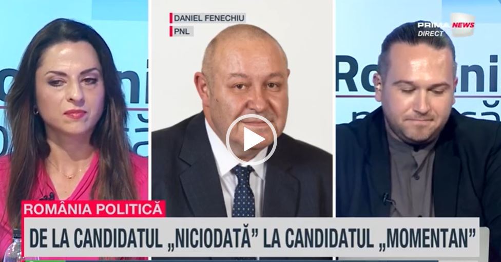VIDEO. Daniel Fenechiu, la România politică, despre candidatura lui Cîrstoiu: Nu se pune problema nici să se retragă, nici să renunţăm la el