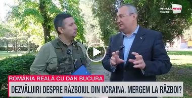 VIDEO. Nicolae Ciucă, la România reală: Am mare încredere că tinerii de astăzi vor veni să-şi facă datoria faţă de ţară dacă va fi nevoie