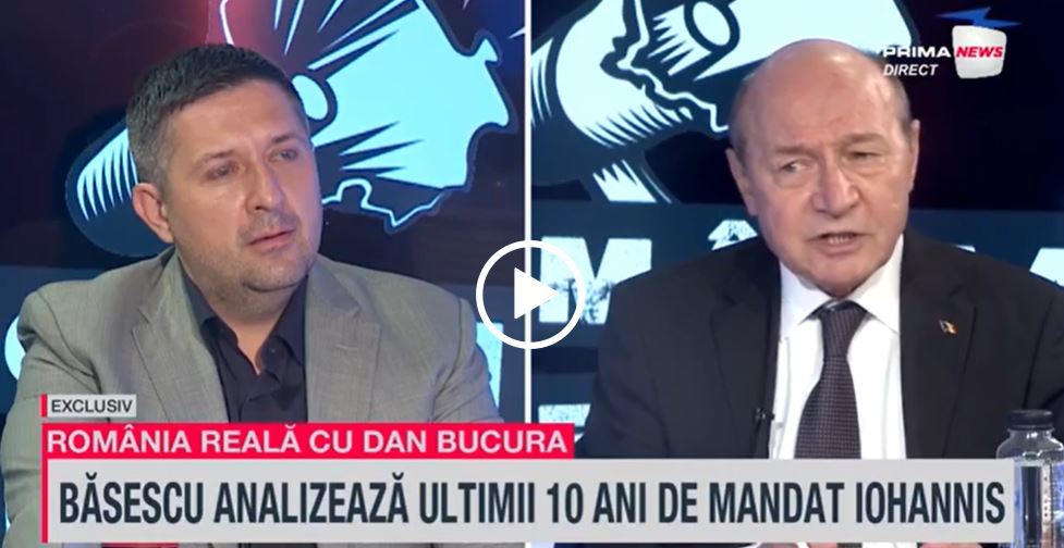 VIDEO. Băsescu, la România reală: E bine că Iohannis s-a înscris la toate. Poate iese ceva. E bine că e înalt, eu am fost mic de statură