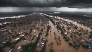 Ploile torenţiale fac prăpăd în lume. Inundaţiile record au devastat oraşe şi au forţat mii de oameni să-şi părăsească casele