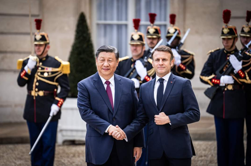 Macron pledează în summitul cu Xi şi von der Leyen în favoarea unor ”reguli echitabile pentru toţi” în comerţ
