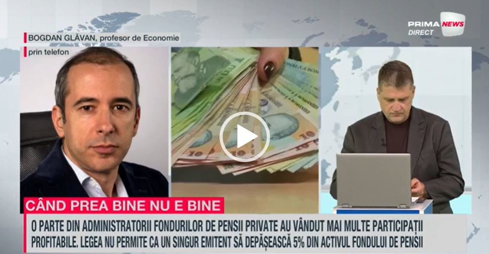 VIDEO. Unde ni se duc banii de pensii. Profesor de economie, la Proiect de ţară: România: Ne lăudăm că economia duduie, dar suntem într-o stare de rahitism