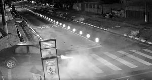 VIDEO. Primul accident produs în zona primului limitator de viteză inteligent din România, a doua zi după ce a fost instalat
