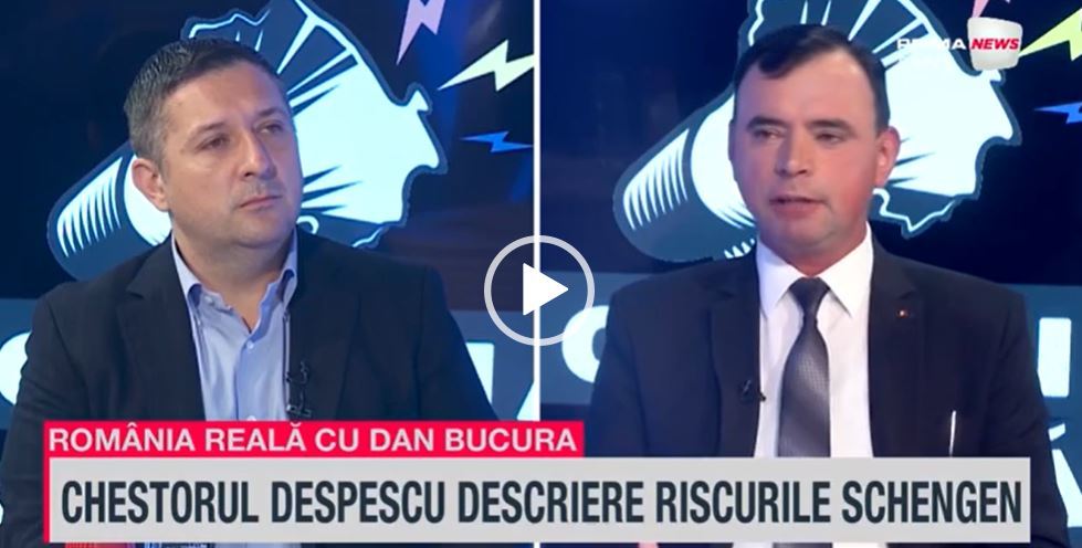 VIDEO. Bogdan Despescu, la România reală, despre Schengen: Este o chestiune de timp până vom adera şi terestru. Îndeplinim toate conditile tehnice şi lucram mai bine ca multe alte state