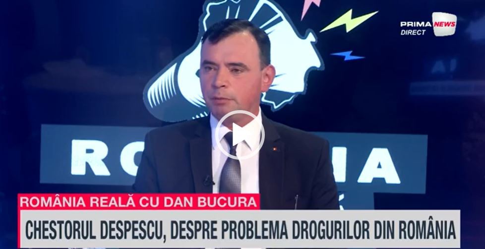 VIDEO. Bogdan Despescu, la România reală, despre problema drogurilor în România: Am intensificat activităţile