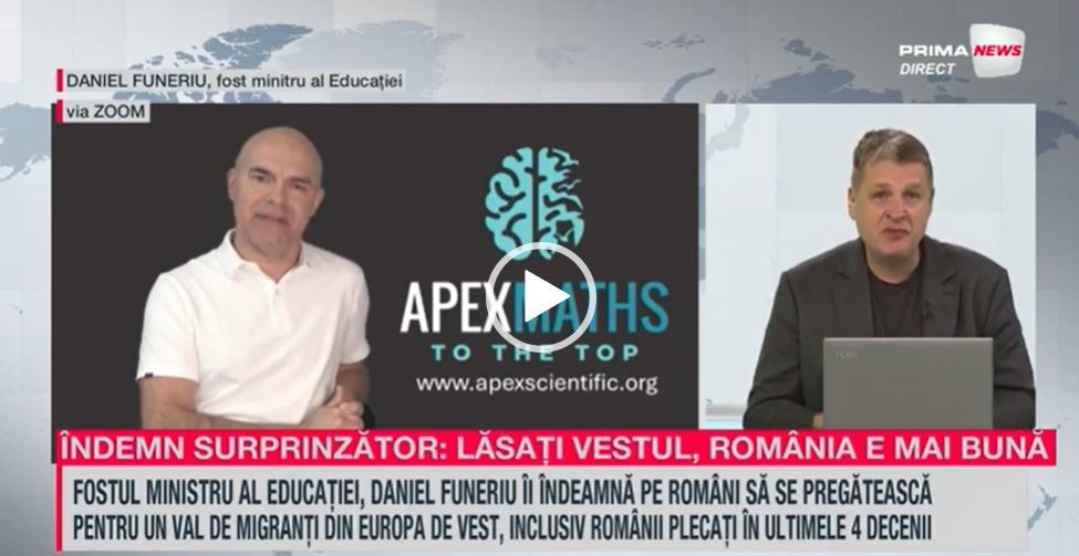 VIDEO. Daniel Funeriu, la Proiect de ţară: România: ”Remarcabil pentru ţara noastră este uriaşa capacitate de a recupera decalaje istorice”