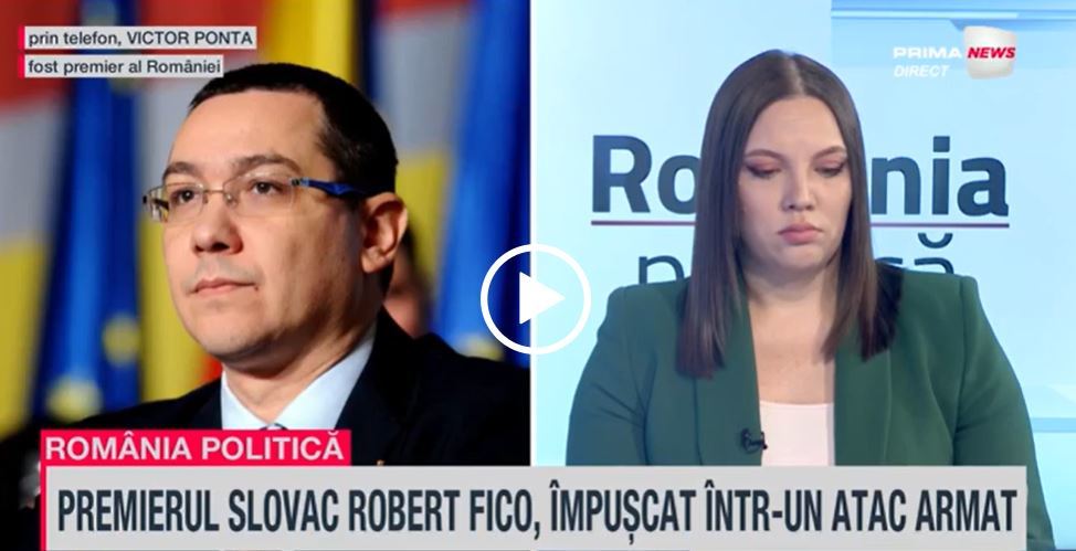 VIDEO. Victor Ponta, la România politică, despre atacul armat din Slovacia: Sper să nu mai trăim aşa ceva în Europa. Fico nu e pro rus, e pro slovac