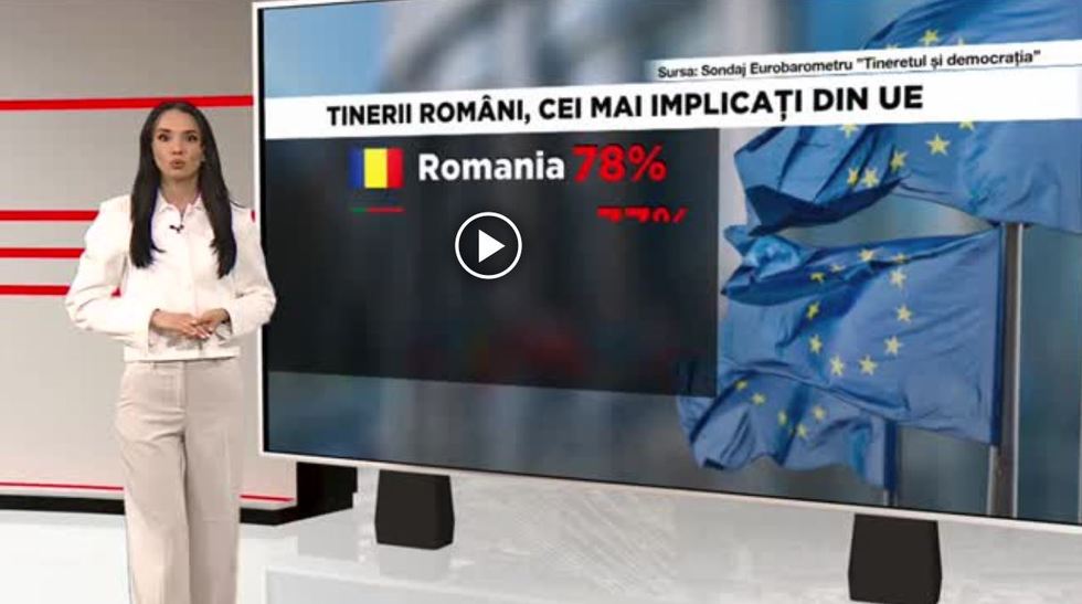 VIDEO. Tinerii români, cei mai implicaţi din Europa în viaţa politică. Câţi vor merge la vot pe 9 iunie
