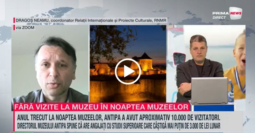 VIDEO. Dragoş Neamu, coordonator RNMR, la Proiect de ţară: România: Vom avea Noaptea muzeelor, dar într-un context foarte tensionat