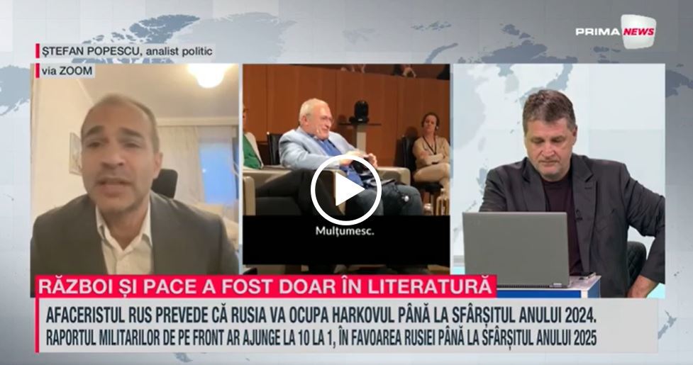 VIDEO. Proiect de ţară: România: Cifrele nemiloase ale situaţiei de pe frontul din Ucraina şi realitatea pe care nu dorim să o vedem