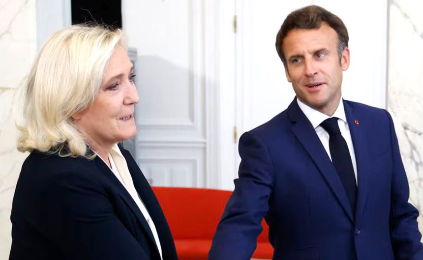 Macron se declară pregătit de o dezbatere electorală cu Marine Le Pen în vederea alegerilor europene. El respinge sondajele care creditează extrema dreaptă pe primul loc