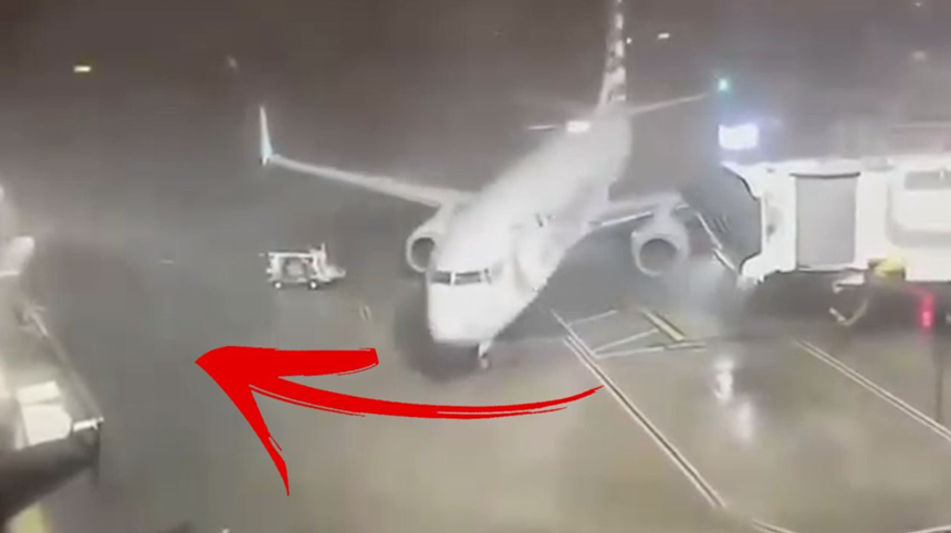 VIDEO. Un Boeing 737, luat de vânt, în Texas, înainte de îmbarcarea pasagerilor. Mai multe avioane afectate