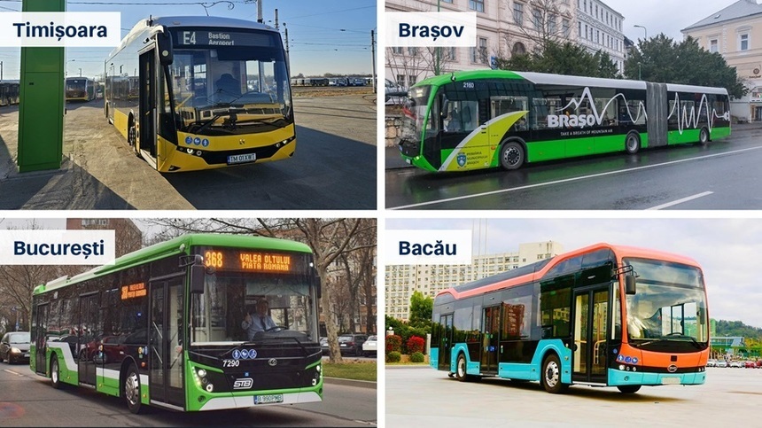 Un oraş din România va avea o aplicaţie care va oferi în timp real date despre transportul în comun şi va transmite alerte când autobuzele nu ajung la ora programată