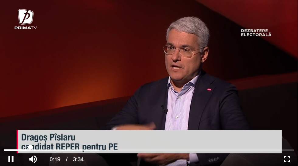 VIDEO. Dragoş Pîslaru, REPER: Nu toată politica este cloacă de porci. România e sfâşiată acum. Socialul e considerat pomană