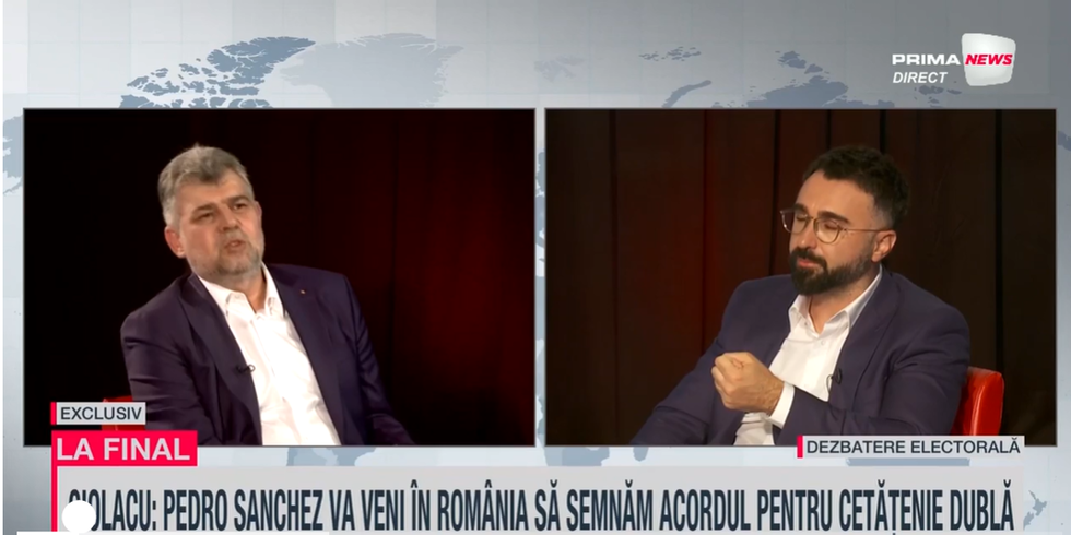 VIDEO. Marcel Ciolacu, la emisiunea La Final. Ce se întamplă după 9 iunie? Cum comentează premierul alegerile 