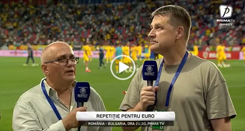 VIDEO. Prima TV, lider de audienţă cu meciul de fotbal România-Bulgaria