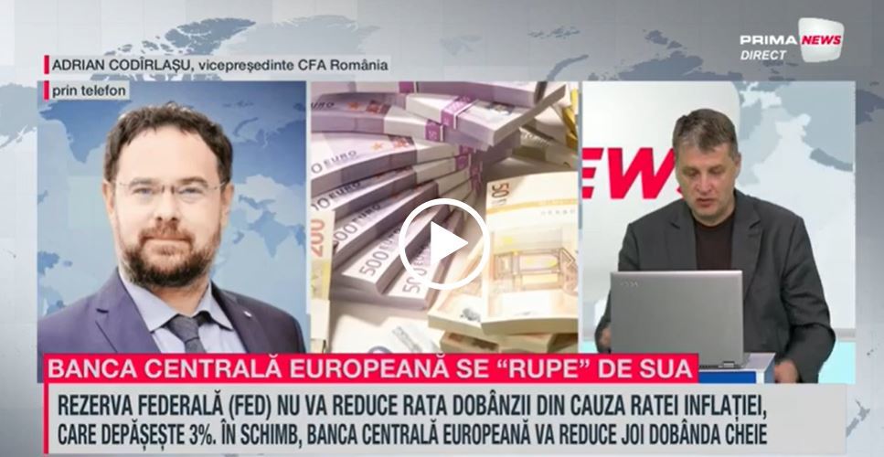 VIDEO. Vicepreşedinte CFA România, la Proiect de ţară: Europa e suprareglementată pe toate domeniile. SUA nu face asta, prin urmare acolo se duc inovaţiile