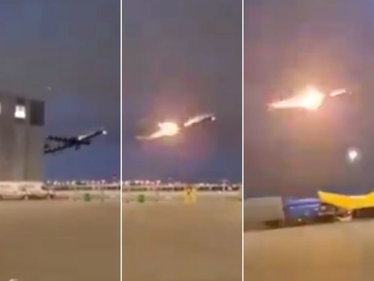 VIDEO. Imagini dramatice cu un Boeing 777 în flăcări la decolare 