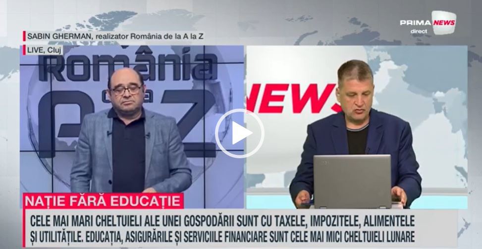 VIDEO. Sabin Gherman, la Proiect de ţară: România: Sadoveanu a fost un mare dobitoc, iar Zaharia Stancu un nemernic, un nimeni. Noi vrem să bifăm educaţia, nu să facem educaţie