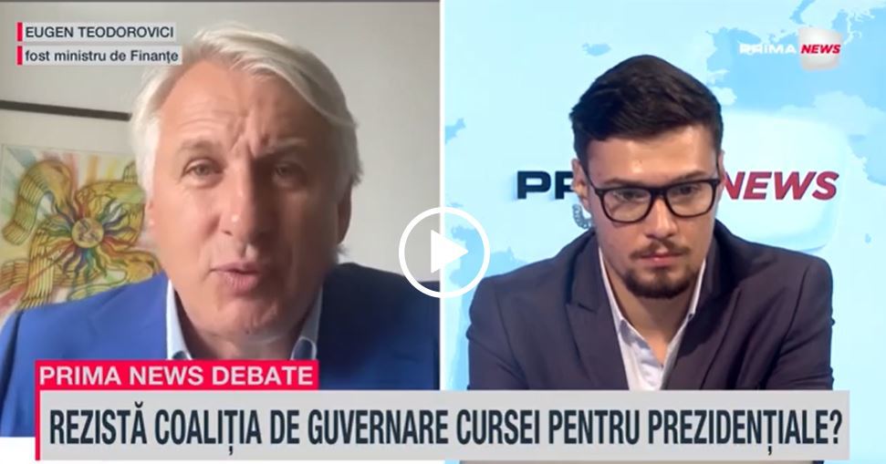 VIDEO EXCLUSIV. Teodorovici ştie ce se va întâmpla la prezidenţiale: Ciuca va fi candidat comun, iar Ciolacu va fi premier timp de patru ani. Astfel, va deveni cel mai longeviv premier şi preşedinte al PSD