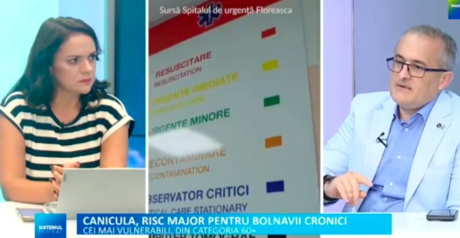 VIDEO. Canicula, risc major pentru bolnavii cronici şi copiii foarte mici