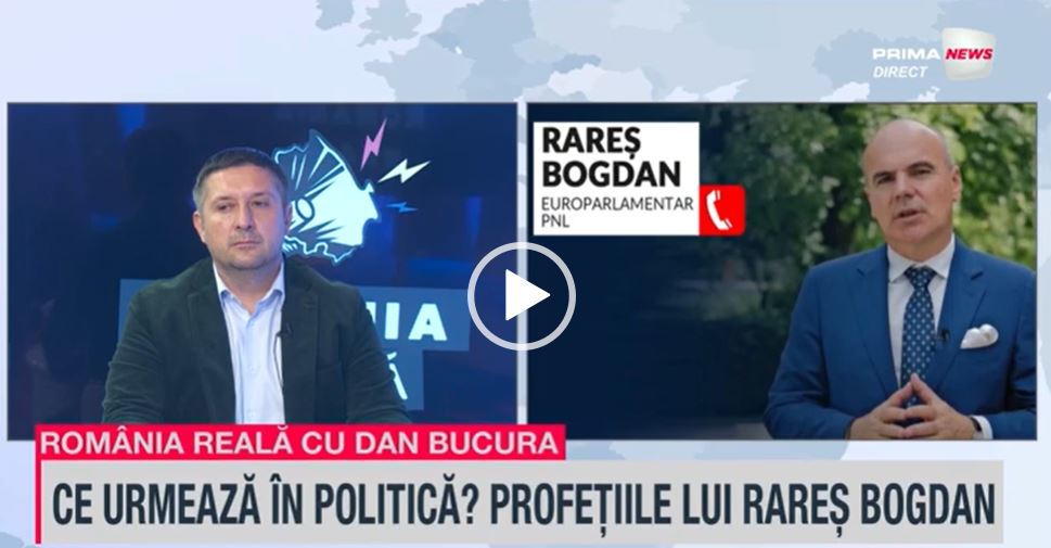 VIDEO. Rareş Bogdan, la România reală: Sunt uşor mirat de părintele OUG 13, domnul Grindeanu, care crede că am uitat...