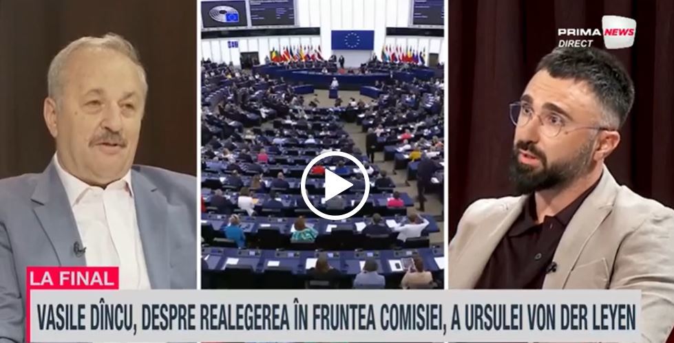 VIDEO. Vasile Dîncu, despre cum era să rateze von der Leyen şefia UE: Manfred Weber nu a vrut să semneze documentul