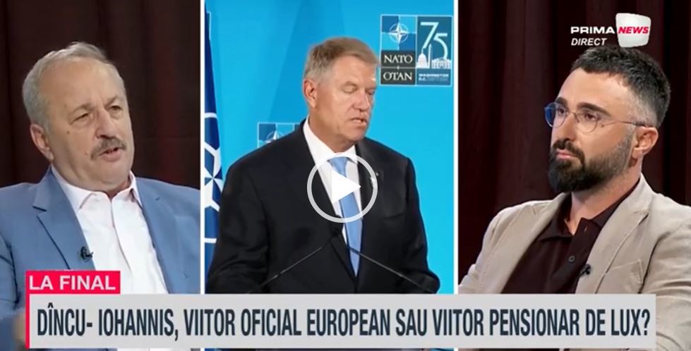 VIDEO. Dîncu, despre absenţa lui Iohannis de la recepţia NATO: Poate fi o răbufnire de orgoliu