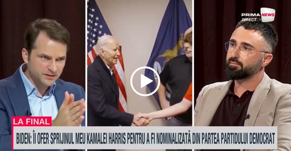 VIDEO. Sebastian Burduja, la Prima News, despre vicepreşedintele SUA, Kamala Harris: E un lider care s-ar fi putut profila mult mai bine în aceşti ani