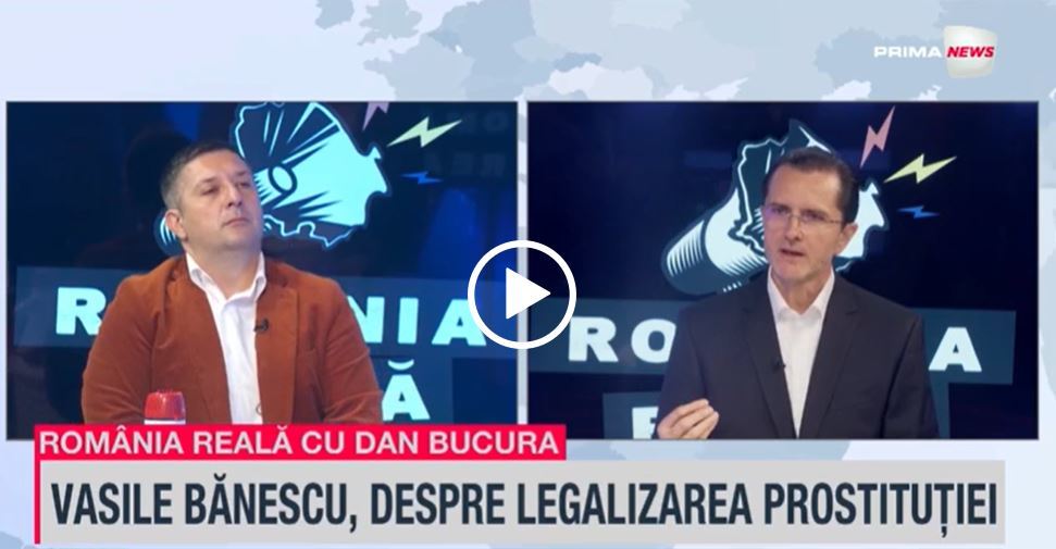 VIDEO. Vasile Bănescu, la România reală, despre legalizarea prostituţiei: Nu poate fi sprijinită niciodată de biserică