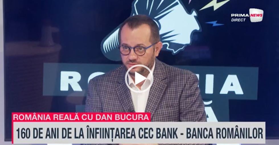 VIDEO. Preşedintele CEC, la România reală, după ce banca a ajuns în topul băncilor din ţară: Cheia succesului este o strategie bine executată