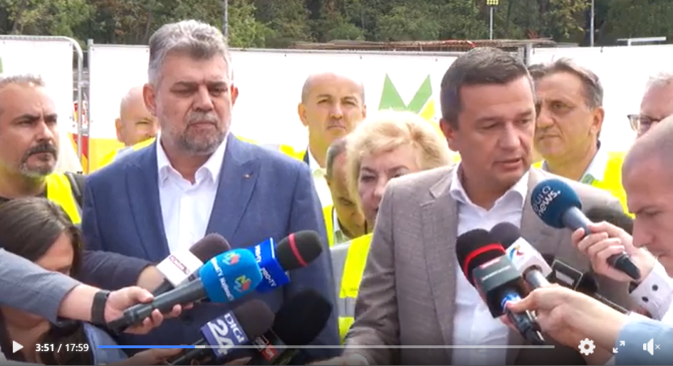 VIDEO. Marcel Ciolacu: "Ştiu breaking news-urile cu deficite... Vom asigura în continuare, ca şi prioritate, toate investiţiile în infrastructura mare"