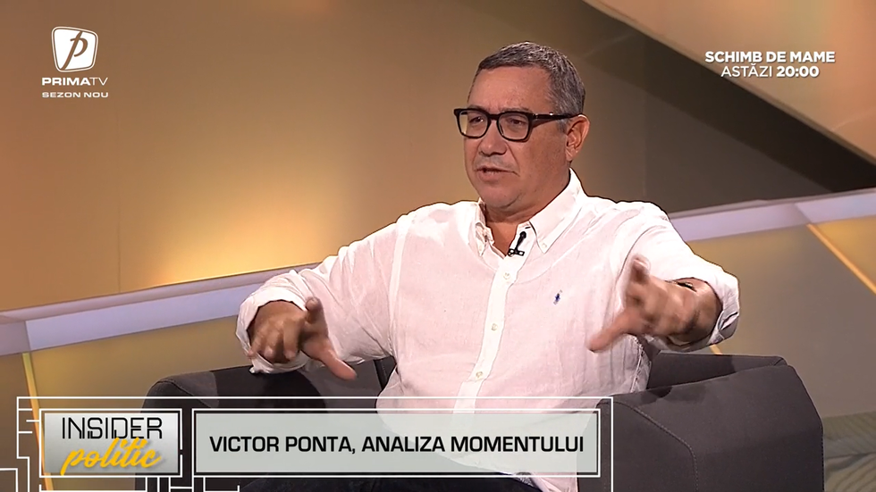 VIDEO - Ponta: Lasconi are uşurinţa de jurnalist de a vorbi despre orice subiect. Iliescu n-ar fi câştigat alegerile în 2000 daca nu intra cu Vadim în turul II