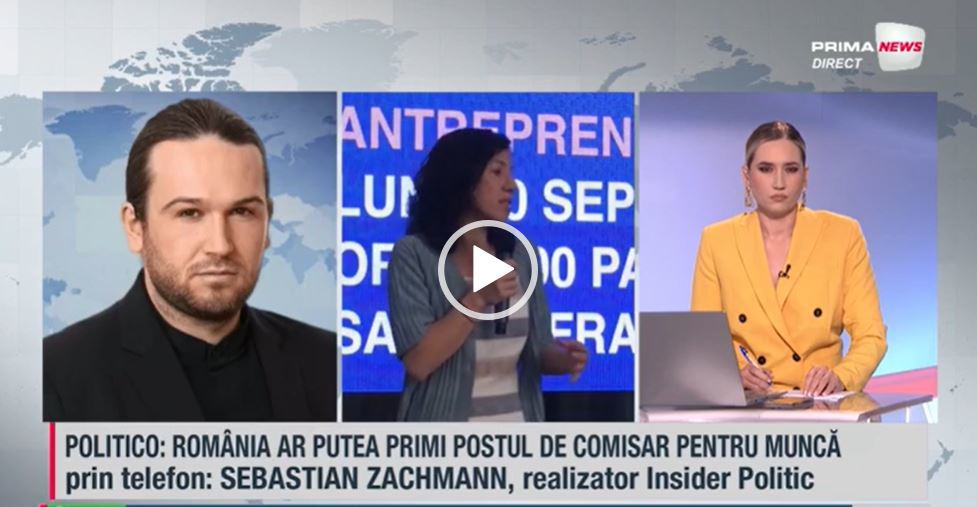 VIDEO. Sebastian Zachmann, despre portofoliul de comisar european pe muncă pe care l-ar putea primi România: Post golit de conţinut