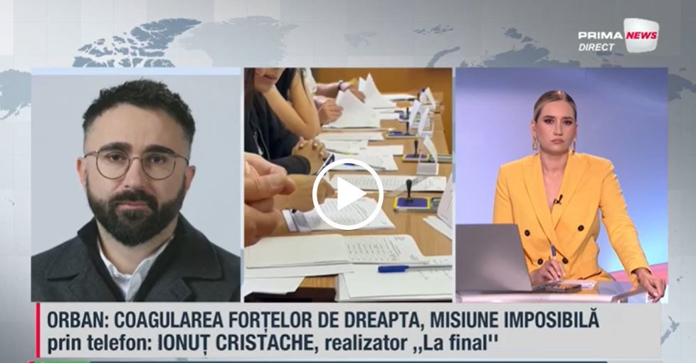 VIDEO. Ionuţ Cristache, despre eşecul negocierilor dintre USR, PMP şi FD: Alianţa era deja moartă, acum s-a confirmat doar decesul