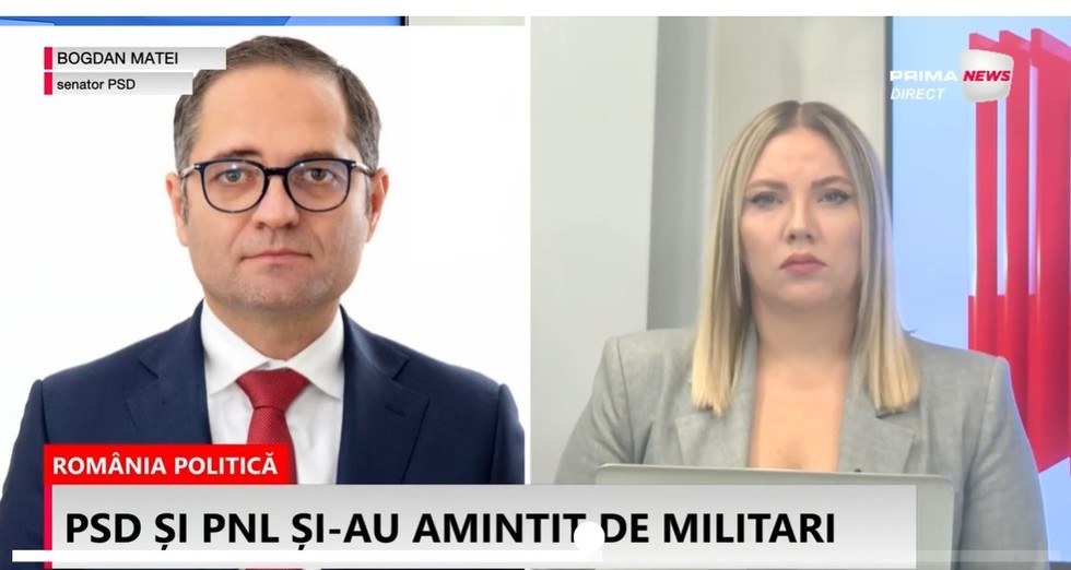 VIDEO. Bogdan Matei (PSD), despre scandalul cu PNL pe tema pensiilor, la România politică / "Nu văd un final Ciolacu - Geoană"