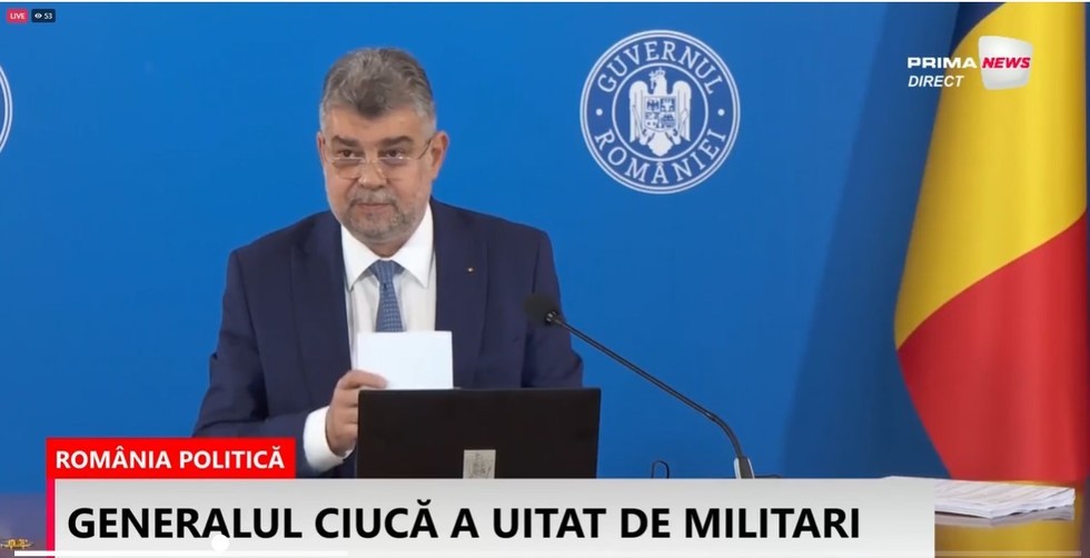 VIDEO. Şedinţa de guvern. Premierul Ciolacu anunţă noile măsuri, în direct la România politică, pe Prima News