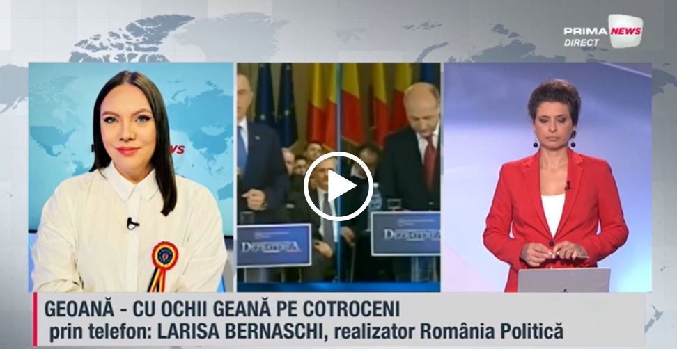 VIDEO. Larisa Bernaschi, despre candidatura lui Geoană: Studiile sociologice spun că va lua voturi de la toate partidele