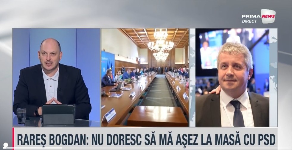 VIDEO. Rareş Bogdan: "E greu de stat la masă cu PSD". Mai stă PNL la masă cu PSD? Daniel Buda, europarlamentar PNL, comentează la Prima News