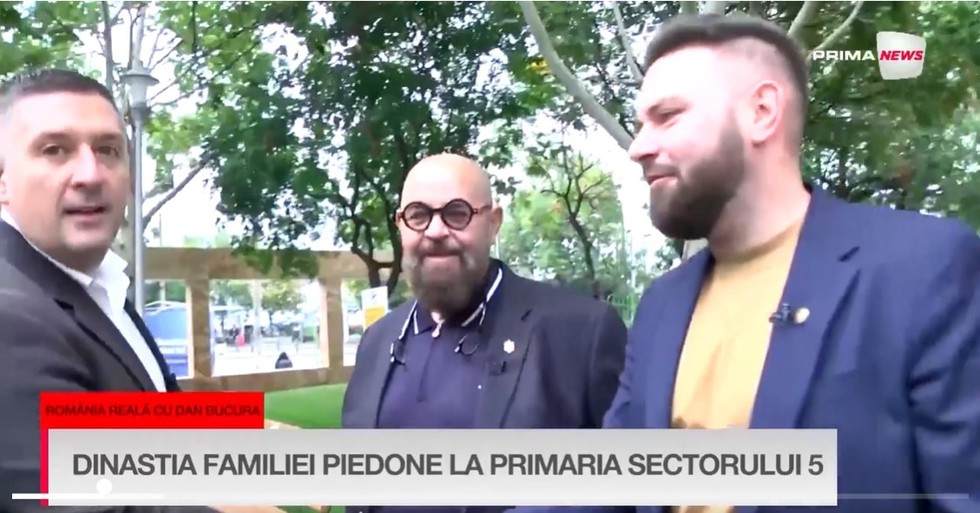 VIDEO. Despre dinastia Piedone, la România reală. Interviu inediat cu tatăl şi fiul de la Sectorul 5