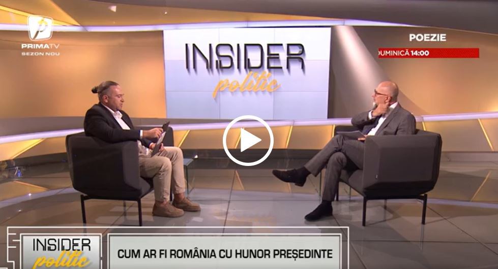 VIDEO. Kelemen Hunor, la Insider politic, despre alegerile prezidenţiale: Dacă nu candidezi, rămâi izolat. Din 1996 am avut mereu candidat