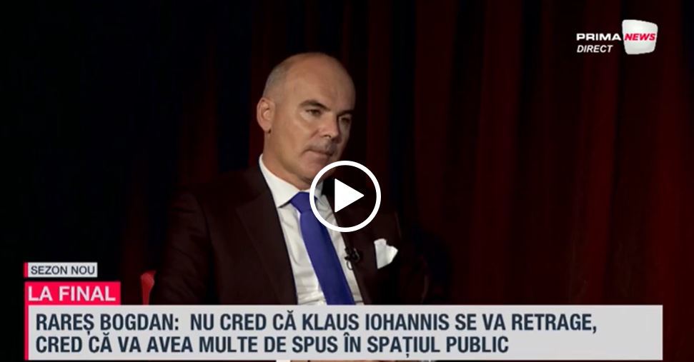 VIDEO. Rareş Bogdan, la Prima News, despre absenţa lui Iohannis de la Congres: PNL trebuie să-şi găsească un drum