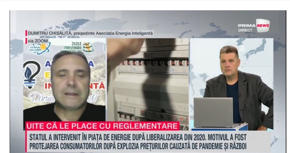 VIDEO. Dumitru Chisăliţă, preşedinte AEI, despre plafonarea preţurilor la energie. De ce le convine furnizorilor de energie electrică plafonarea? 