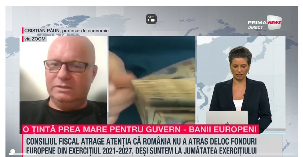 VIDEO. Cristian Paunescu, profesor de economie, despre criza economică şi valurile de concedieri la companiile străine din ţară, la Proiect de ţară