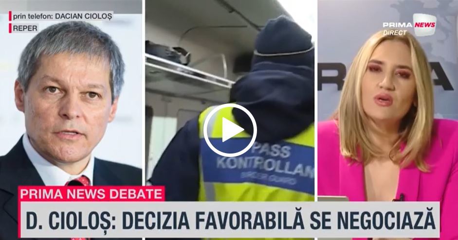 VIDEO. Dacian Cioloş, scenariu exploziv la Prima News: Discuţia despre România în Consiliul JAI e în interesul Austriei. Vor să nu le blocăm alegerea Comisarului european pe migraţie