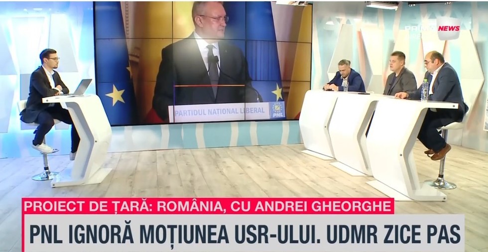 VIDEO. AUR şi USR se luptă în moţiuni de cenzură. Realizatorii Prima News comentează la Proiect de ţară