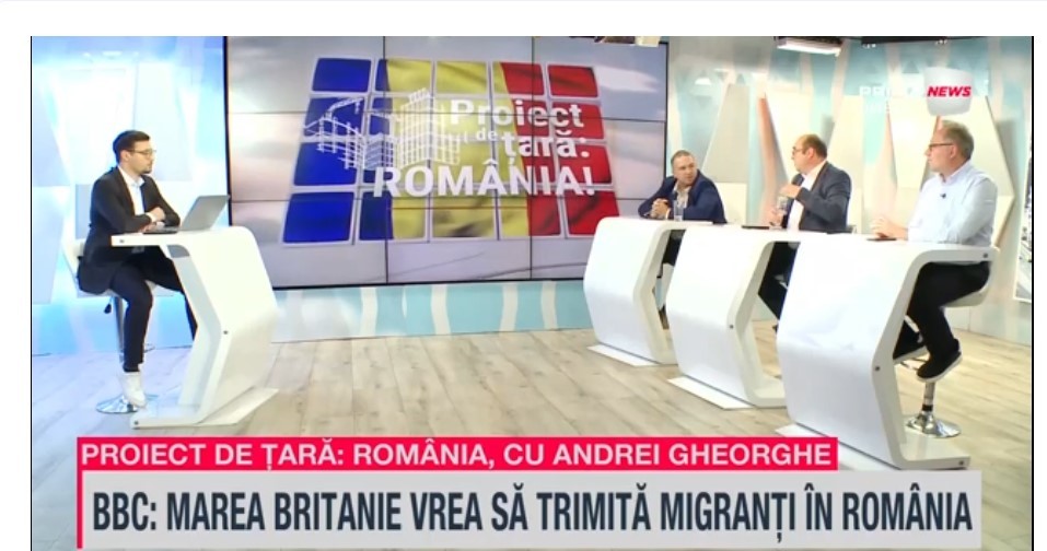 VIDEO. BBC vrea sa trimită migranţi în România. Cât de pregătiţi suntem să-i primim? Realicatorii Prima News comentează la Proiect de ţară