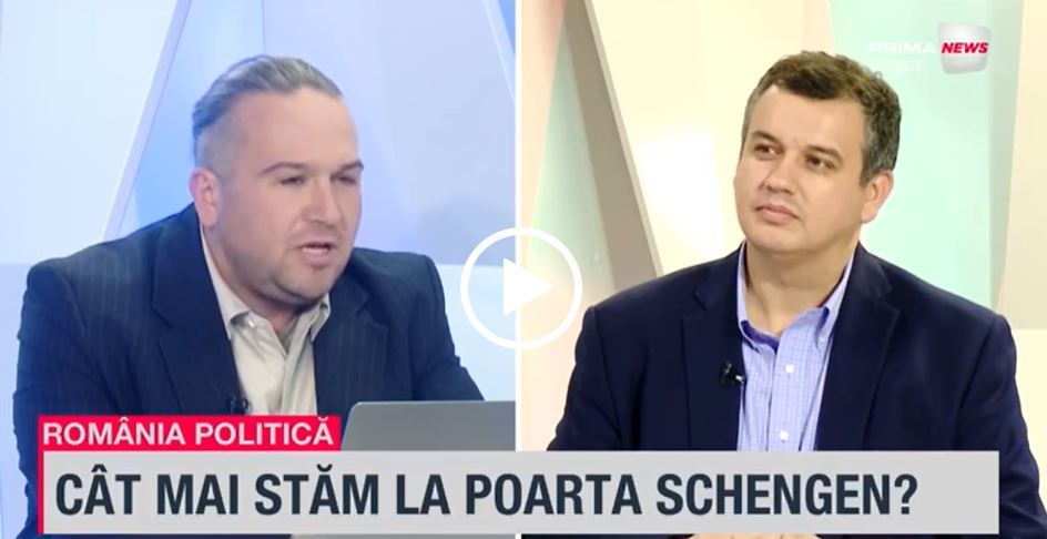 VIDEO. Eugen Tomac, la România politică, despre Schengen: Este exclus să mai intrăm în acest an deoarece priorităţile UE sunt altele. Cel mai realist este că vom intra la începutul anului viitor, în timpul preşedinţiei poloneze