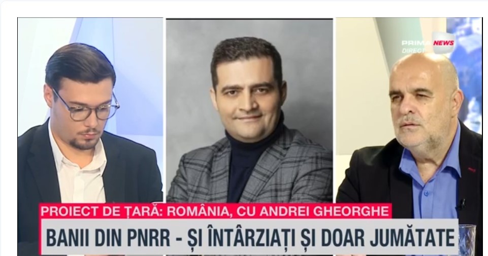 VIDEO. Tănase Stamule (PNL), la Proiect de ţară: Există unele întârzieri dar asta nu înseamnă că nu vom lua banii din PNRR